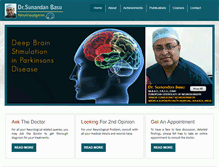 Tablet Screenshot of drsunandanbasu.com